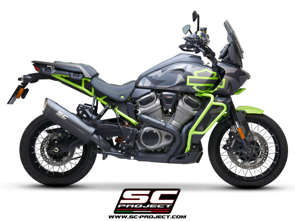 Picture of SC1-R GT titanium exhaust, with racing link pipe