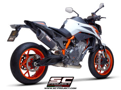SC PROJECT KTM 890 DUKE (2020 - 2023) - Euro 5 – SC1-R carbon fibre exhaust (KTM12C-91C)