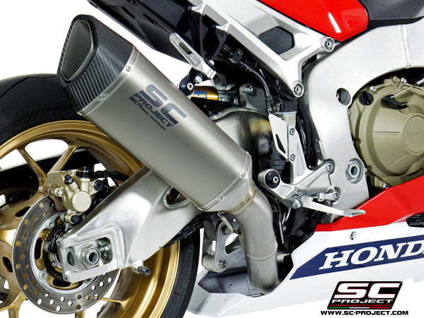 Picture of SC1-R titanium exhaust, high mount