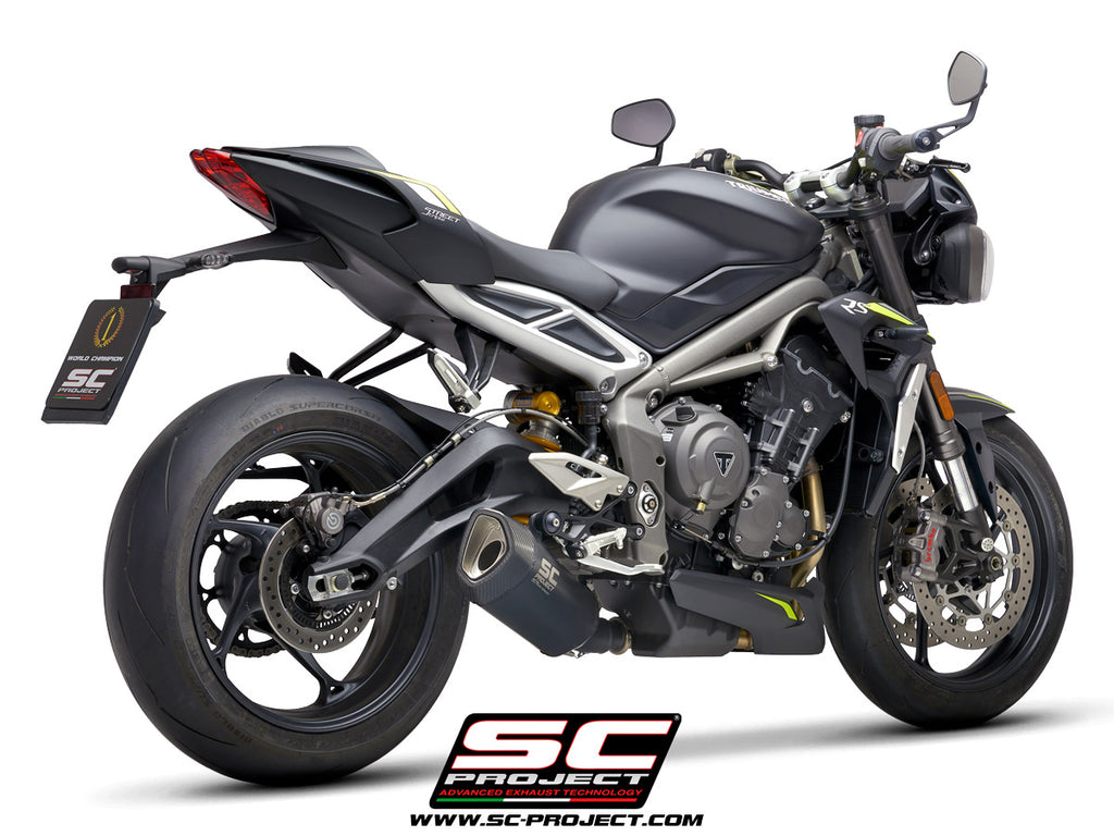 Picture of SC1-R titanium exhaust, matt black