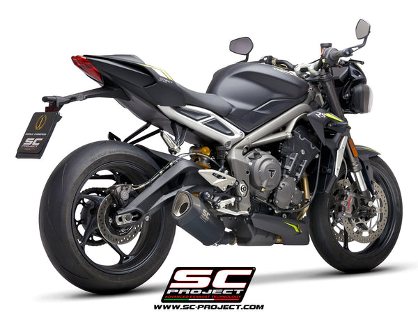 Picture of SC1-R titanium exhaust, matt black