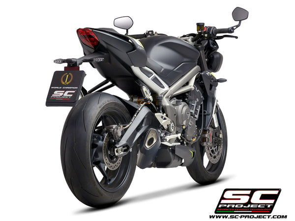 Picture of SC1-R titanium exhaust, matt black
