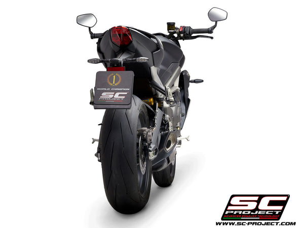 Picture of SC1-R titanium exhaust, matt black