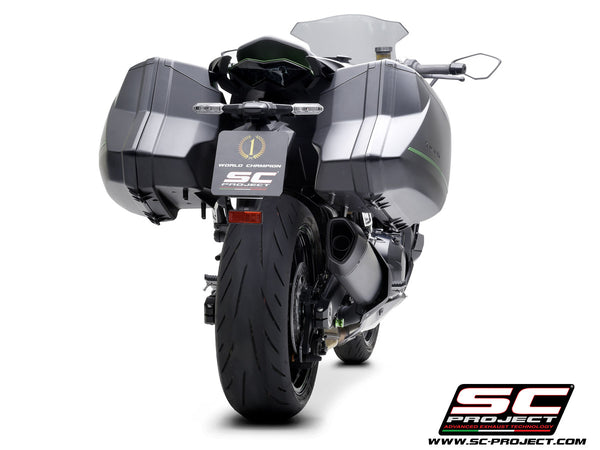 Picture of SC1-R titanium exhaust, matt black