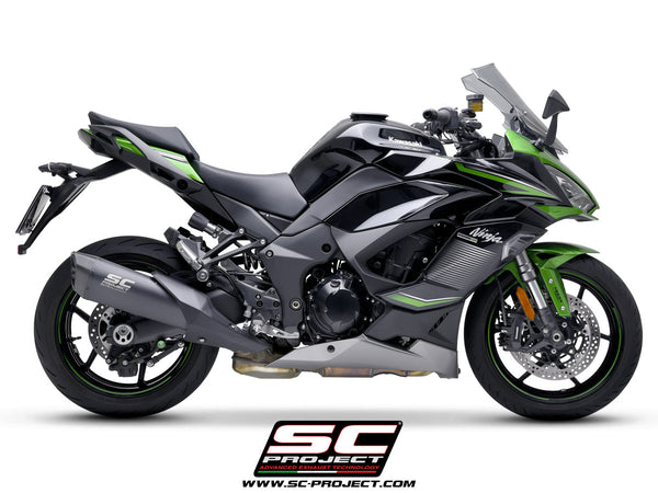 Picture of SC1-R titanium exhaust, matt black