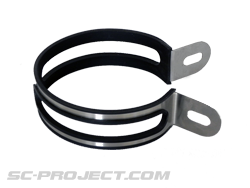 Picture of Stainless steel clamp for GP / GP-EVO / GP-Tech carbon fibre exhaust