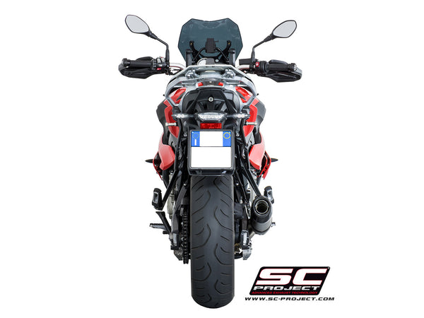 Picture of Oval titanium exhaust, low mount