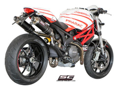 SC PROJECT DUCATI MONSTER 796 (2010 - 2014) – Pair of GP carbon fibre exhaust (D04B-13C)