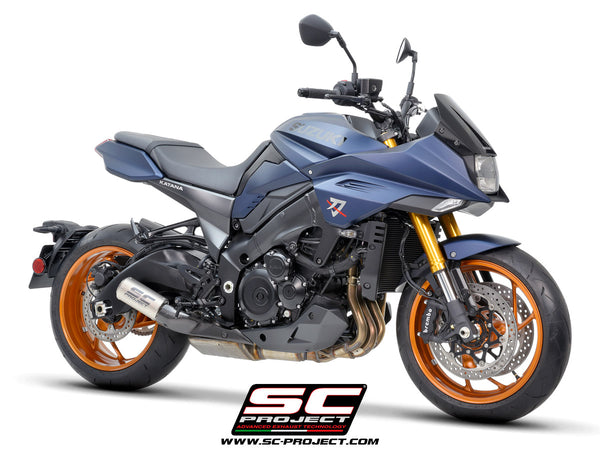 Picture of CR-T titanium exhaust, with stoneguard grid