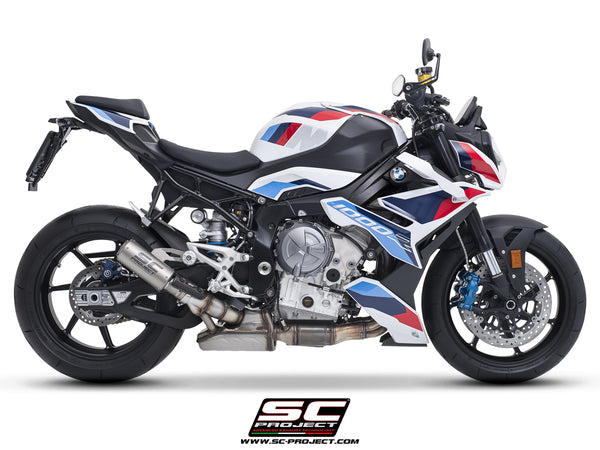 Picture of CR-T titanium exhaust, with stoneguard grid