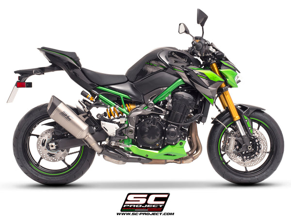 Kawasaki Z900 (2020 - 2024) - Euro 5 with SC-Project SC1-R titanium exhaust, side view