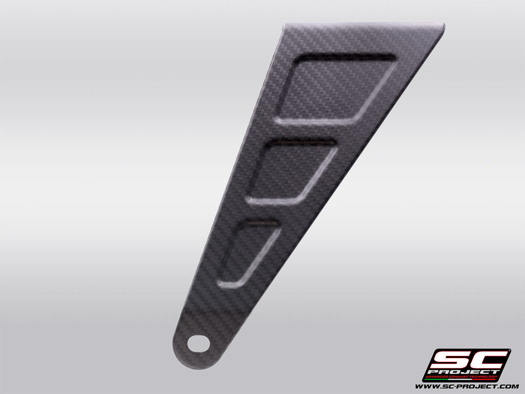 Carbon fibre bracket for Aprilia RS 660 side