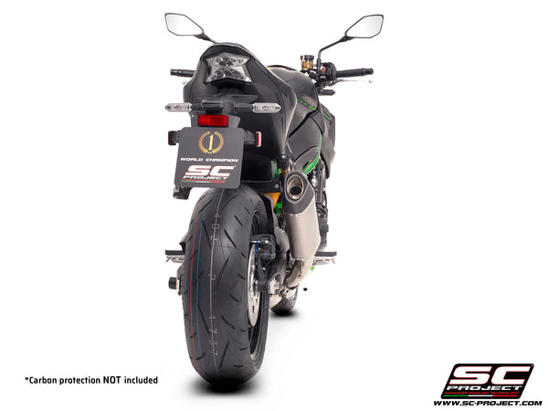Picture of SC1-S titanium exhaust (WITHOUT carbon fibre heat protection)