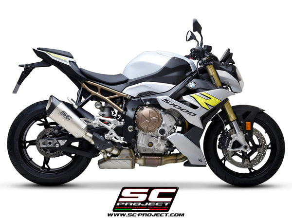 BMW S 1000 R with SC-Project SC1-R titanium exhaust, side view