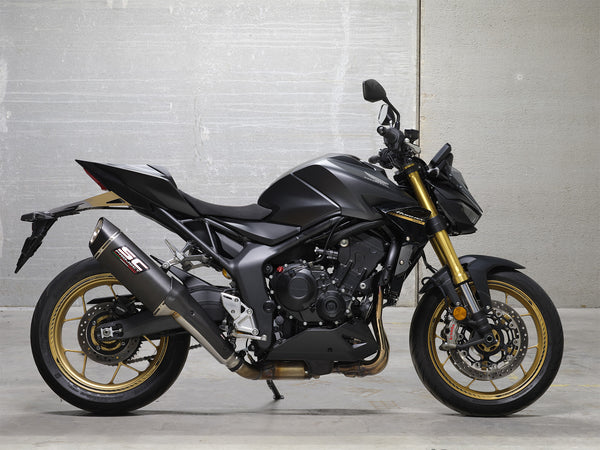 Honda CB1000 Hornet SP with SC-Project SC1-R GT carbon exhaust, side view