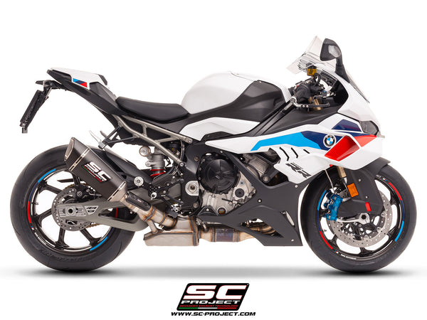 BMW S 1000 RR with SC-Project SC1-R carbon exhaust, side view