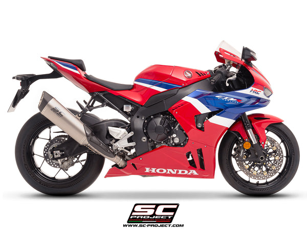 Honda CBR1000RR-R with SC-Project SC1-R (350mm) titanium exhaust, side view