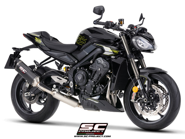 Picture of 3-1 stainless steel full exhaust system, with SC1-X carbon fibre exhaust 