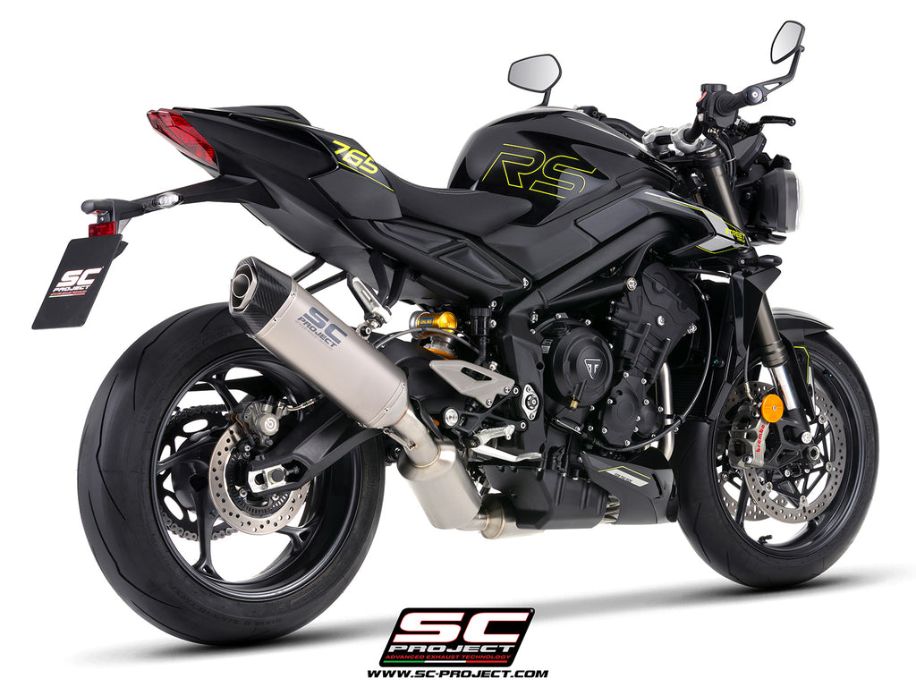 Picture of 3-1 stainless steel full exhaust system, with SC1-X titanium exhaust 