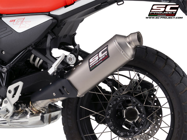BMW R 12 G/S with SC-Project Rally Raid titanium exhaust, detail view