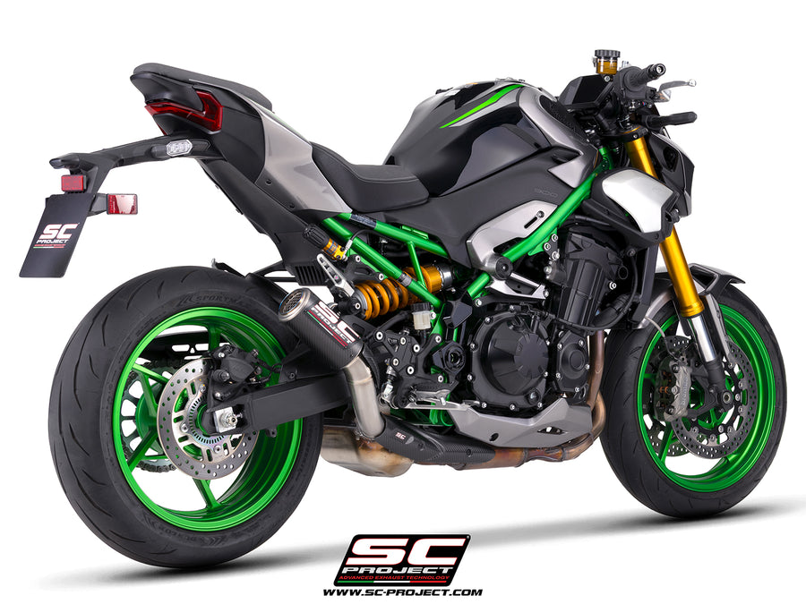 Picture of CR-T carbon fibre exhaust, with carbon fiber heel guard and protection
