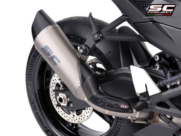 KTM 990 RC-R with SC-Project SC1-R titanium exhaust, detail view