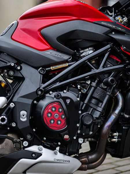 CNC RACING | Clear clutch cover Mv Agusta 4 cylinders
