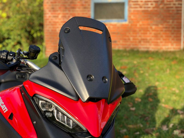 windshield covers Carbon for Ducati Multistrada V4 image 4