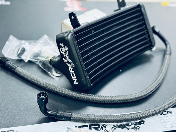 NCR DUCATI 1000 &1100 DS OVERSIZE OIL COOLER KIT (black)