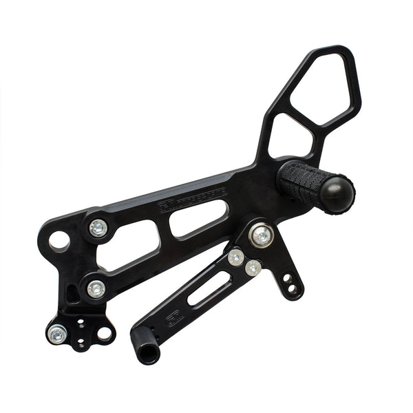 Woodcraft 05-0738B KTM RC390 (Race Only) Complete Rearset Kit w/ Pedals - STD/GP Shift