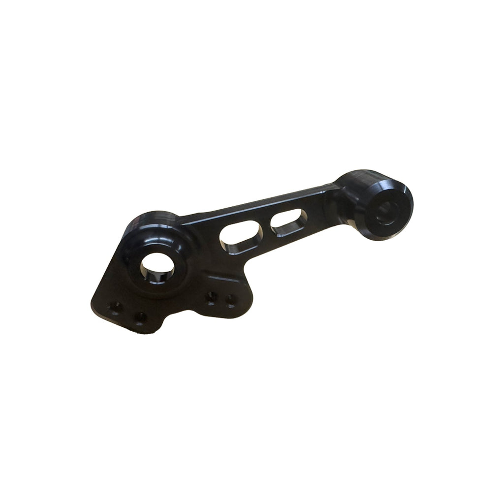 Woodcraft 05-0760LI Aprilia RS660 Left Inner Adjustable Rearset Bracket, Black