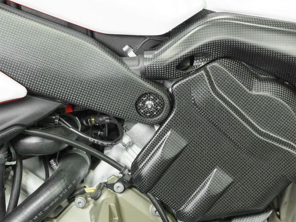 upper frame plugs carbonfiber glossy Ducati Panigale V4, Streetfighter V4 image 3