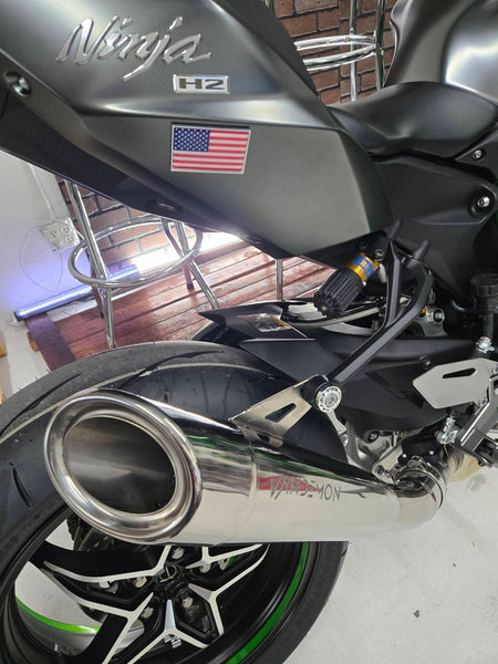 Kawasaki Ninja H2 Vandemon H2R Titanium Slip-On 2015-On