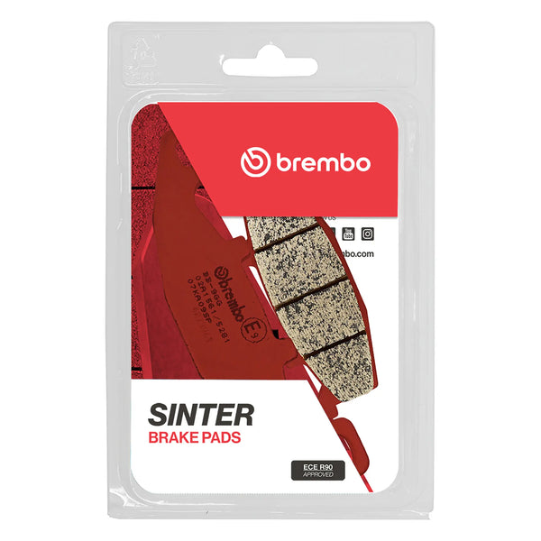 BREMBO Rear Brake Pad Set, Kawasaki ZX-6 600 1990–1993 – 07KA09
