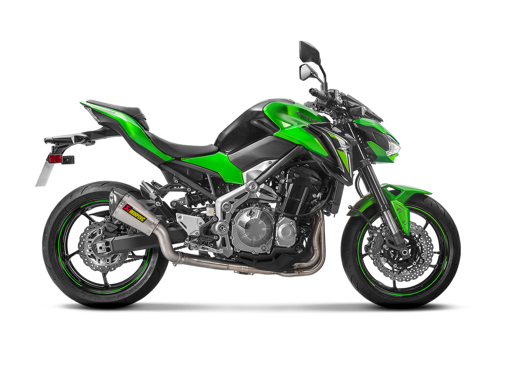 AKRAPOVIC Kawasaki Z900 / Z900 (A2) 2017-2019, 2018-2024 Slip-On Line (Titanium) S-K9SO4-ASZT