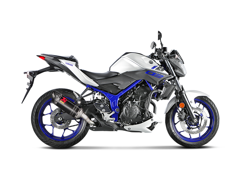 AKRAPOVIC Yamaha MT-03 / R3 / YZF-R25 2016-2019, 2015-2018, 2019-2021, 2014-2021 Racing Line (SS) MT-03 S-Y2R1-CUBSS