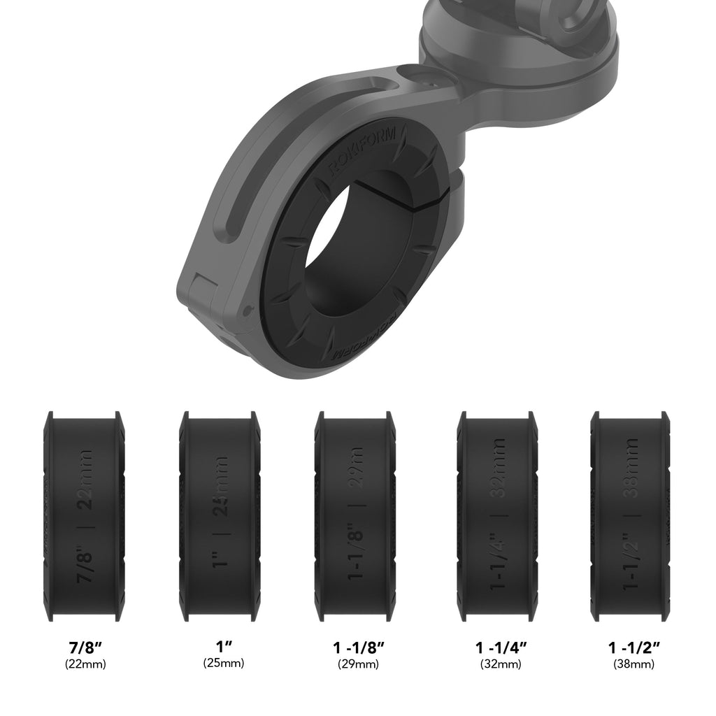 ROKFORM Bar Mount Spacers (Set of 5 for 1.5" handlebar mount)