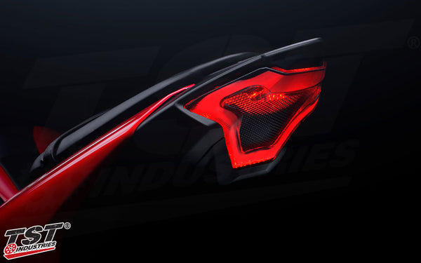 TST Programmable and Sequential LED Integrated Tail Light for Yamaha YZF-R3 2015-2024 / FZ-07 2015-2017