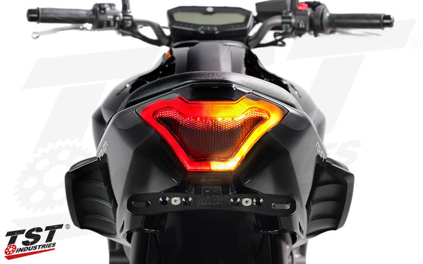 TST Programmable and Sequential LED Integrated Tail Light for Yamaha YZF-R3 2015-2024 / FZ-07 2015-2017