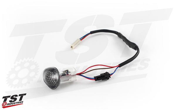TST HALO-GTR Front LED Flushmount Turn Signals for Yamaha YZF-R3 2015-2024