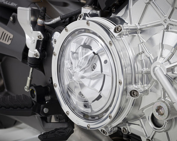 MOTOCORSE aluminium oil clutch cover frame Ducati V4