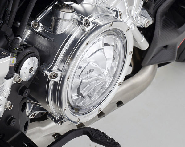 MOTOCORSE aluminium oil clutch cover frame Ducati V4