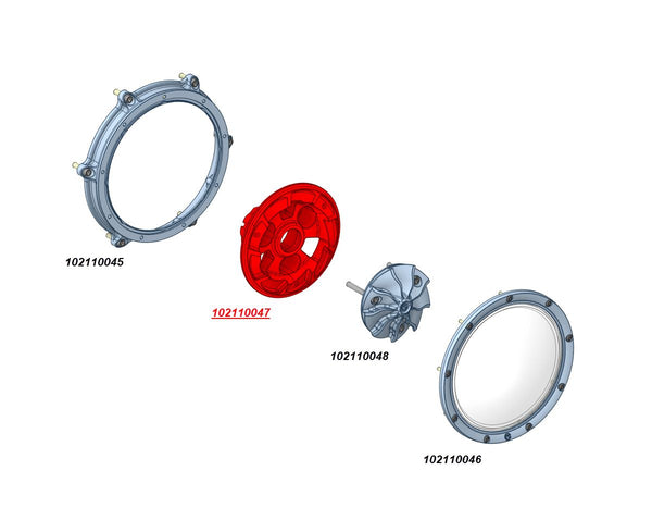 MOTOCORSE aluminium oil clutch pressure plate Ducati V4