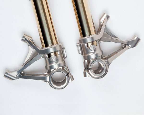 MOTOCORSE Ohlins Front Forks 100mm SBK Style Caliper Radial Mounts | 102130145