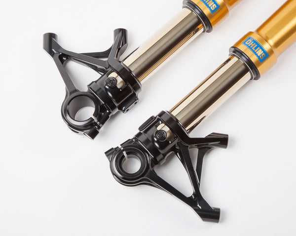 MOTOCORSE Ohlins Front Forks 100mm SBK Style Caliper Radial Mounts | 102130145