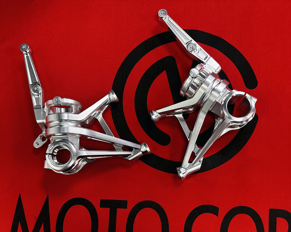 MOTOCORSE Ohlins Front Forks 100mm SBK Style Caliper Radial Mounts Ducati Multistrada V4 | 102130157