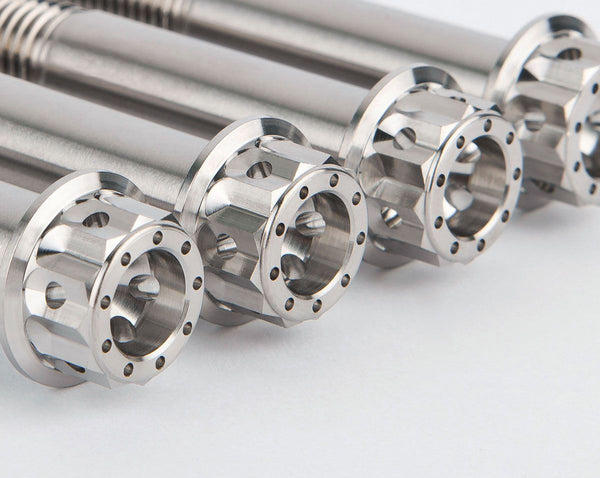 MOTOCORSE Front brake calipers titanium screws kit for Motocorse 108mm. caliper radial mounts "SBK Style" Cod.102130146