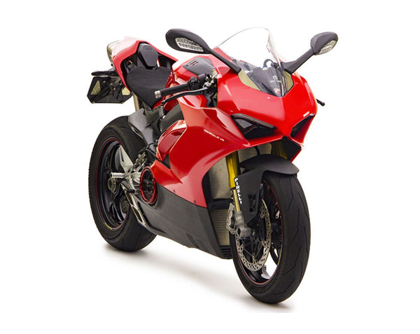 MOTOCORSE Titanium water radiator protection screen - Ducati Panigale V4 (2018-2024) / Streetfighter V4 (2020-2024)