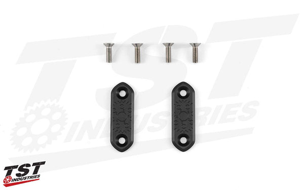 TST Mirror Block Off Plates for Select Kawasaki Ninja Motorcycles