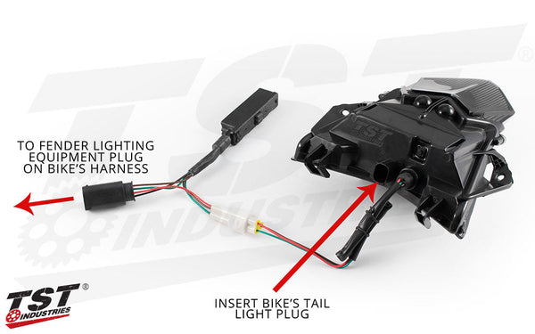 TST Programmable and Sequential LED Integrated Tail Light for BMW S1000RR / S1000R